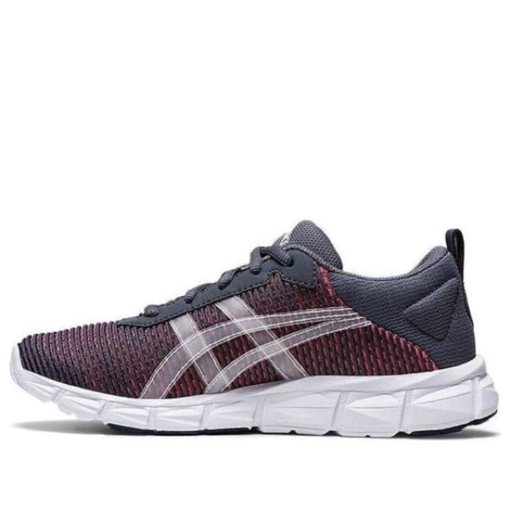 ASICS Men's Gray and Red Running Shoes
